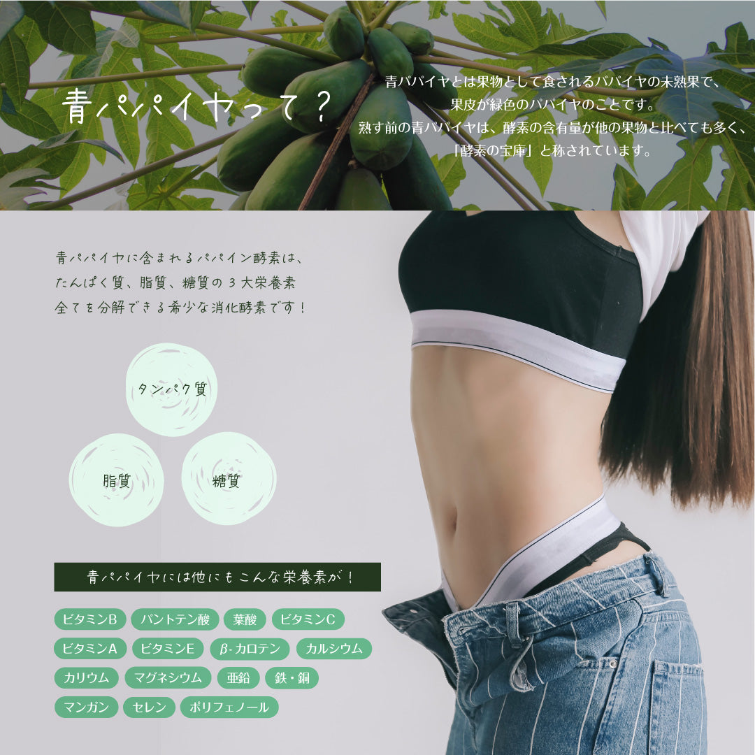 青パパイヤ酵素 顆粒タイプ